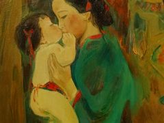 宋贤珍·油画《人家》（局部）-上海油画雕塑院