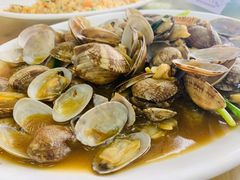 姜葱炒花甲-明记海鲜大排档(巽寮湾店)