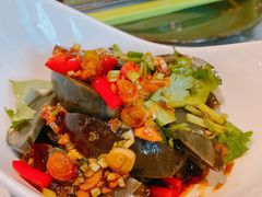 青椒皮蛋-润园四季椰子鸡火锅(海上世界店)