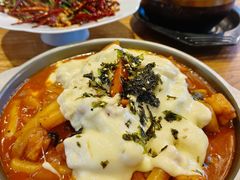石板芝士鸡肉-撒郎嘿·朝鲜民俗餐馆