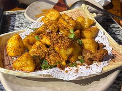 锅巴土豆-老牌坊云南鱼豆花火锅(哈西万达店)