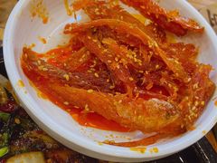 拌明太鱼丝-金达莱冷面百年石锅饭(宾馆胡同店)