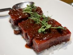 绍兴霉干菜烧和牛牛舌-杭州君悦酒店·湖滨28中餐厅