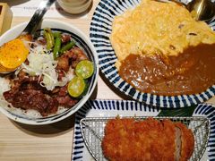 咖喱熔岩蛋猪排饭套餐-堂本家·二代目·炸猪排(Express东海店)