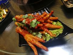 辣炒鸡爪-正宗集安高丽火盆(东昌街店)