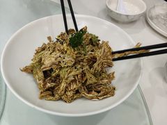 菜心拌蛰皮-红旗饭庄