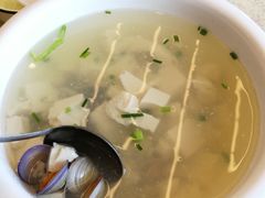 蛤蜊豆腐汤-渔中舟海鲜大排档(普陀沈家门店)