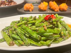 干菜炒刀豆-老头儿油爆虾·知味杭州(爱琴海购物中心)