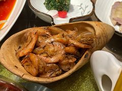 野蒜油爆虾-香园茶社·金陵小灶(老门东店)