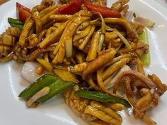 时菜炒土鱿-文记壹心鸡(宝华路店)