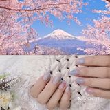 日式美甲|晕染美甲|和风风格|