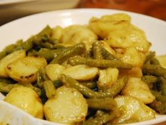 土豆烩四季豆&nbsp;&nbsp;-月圆霖特色农家乐