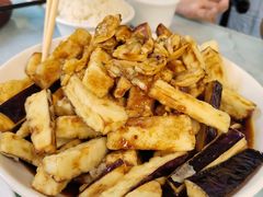 蛤蜊肉拌茄子-华春餐馆(鱼山路店)