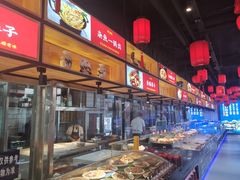自助取餐区-渔民船说·北塘海鲜·天津菜·海肠捞饭(北塘古镇店)