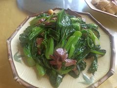 鸡什炒菜心-区海鸡场饭店(石壁店)