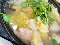 砂锅白菜丸子-北大地皖峰饭馆