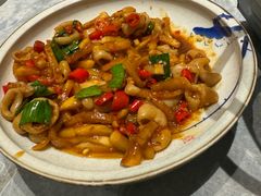 酸萝卜炒肥肠-客宴·江西客家菜(红角洲店)