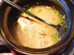 砂锅老鸡汤泡炒米-集贤门·徽菜(南山店)