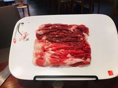 分层明显的鲜切羊肉-1078號老北京涮肉(松柏店)