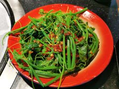 爽口丝瓜尖-米氏火鱼·泡椒鱼火锅(李子坝老店)