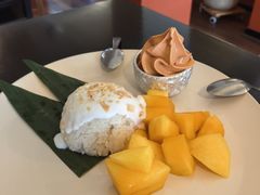 泰奶芒果糯米饭-橘酱餐厅