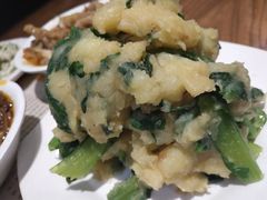 小白菜土豆泥-韩师傅老大同刀削面(北苑路店)