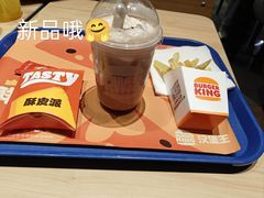 脆皮巧克力雪顶奶茶-汉堡王(金鹰天地广场店)