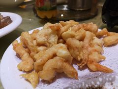 炸虾仁-晚归月亮湾私家菜(临邑路店)