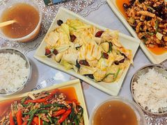 特色宫爆板筋-夜夜香特色板筋盖饭