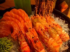三文鱼刺身-赤坂亭M9和牛烧肉(世博源店)
