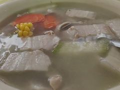 节瓜滚土猪肉汤-海鸥岛河景湖大排档