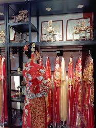 -懿沉香中式嫁衣礼服秀禾服龙凤褂马来褂旗袍总店