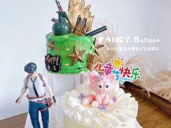 -卡比儿童蛋糕·心意定制·低脂零卡糖动物奶油FancyBALLOON(滨海店)