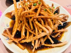 时令皮蛋拌馓子-靓靓蒸虾·头牌蒸虾(南山桂庙店)