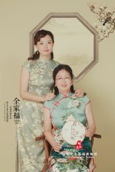 -时光纪亲子全家福照相馆(静安店母女写真父母纪念照)