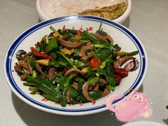 韭菜炒腰片-包子大王(新泽巷店)
