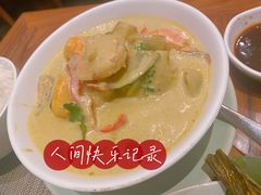 椰汁青咖喱虾-mango tree芒果树泰国餐厅(青岛万象城店)