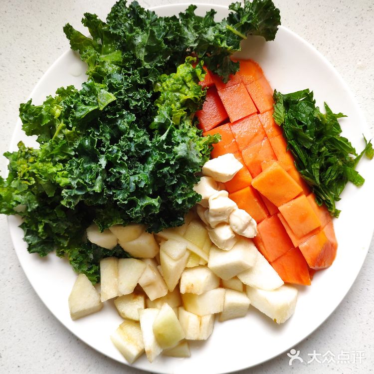 香梨木瓜薄荷沙拉: 可以当果盘吃的沙拉