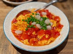 虾仁番茄炒蛋-老头儿油爆虾(胜利河美食街店)
