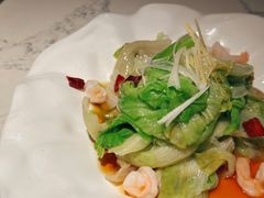 虾仁白灼西生菜-奉天小馆·非遗东北菜(济南万象城店)