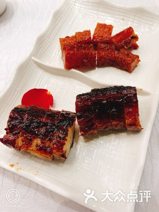 炳胜品味(珠江新城店)脆皮叉烧拼秘制黑叉烧图片 - 第6977张