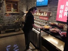 自助取餐区-老牌坊云南鱼豆花火锅(哈西万达店)