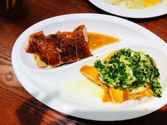 烧鸭拼姜葱油鸡-陈光记烧腊(长寿路店)