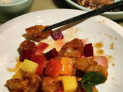 雪花糖醋里脊-绿茶餐厅(广州天河城店)