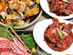 -草家酱蟹炭火烤肉店(珲春南路一店)