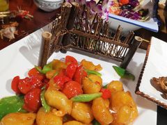 -东来菜馆•手抓海鲜家常菜•海鲜锅贴(鸽子窝店)