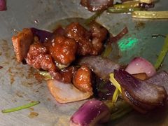 蒜香蜜汁排骨-绿茶餐厅(昌平悦荟店)