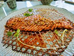 素风味竹烤鱼-天天向上素食餐厅(五台山店)