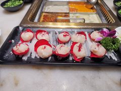 玫瑰手工鱼丸-巴渝瓦肆重庆鲜火锅(宝龙环湖店)