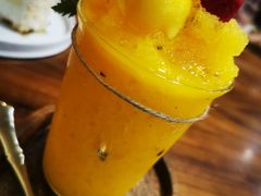 芒果百香果冰沙-侘寂甜品(自取店)